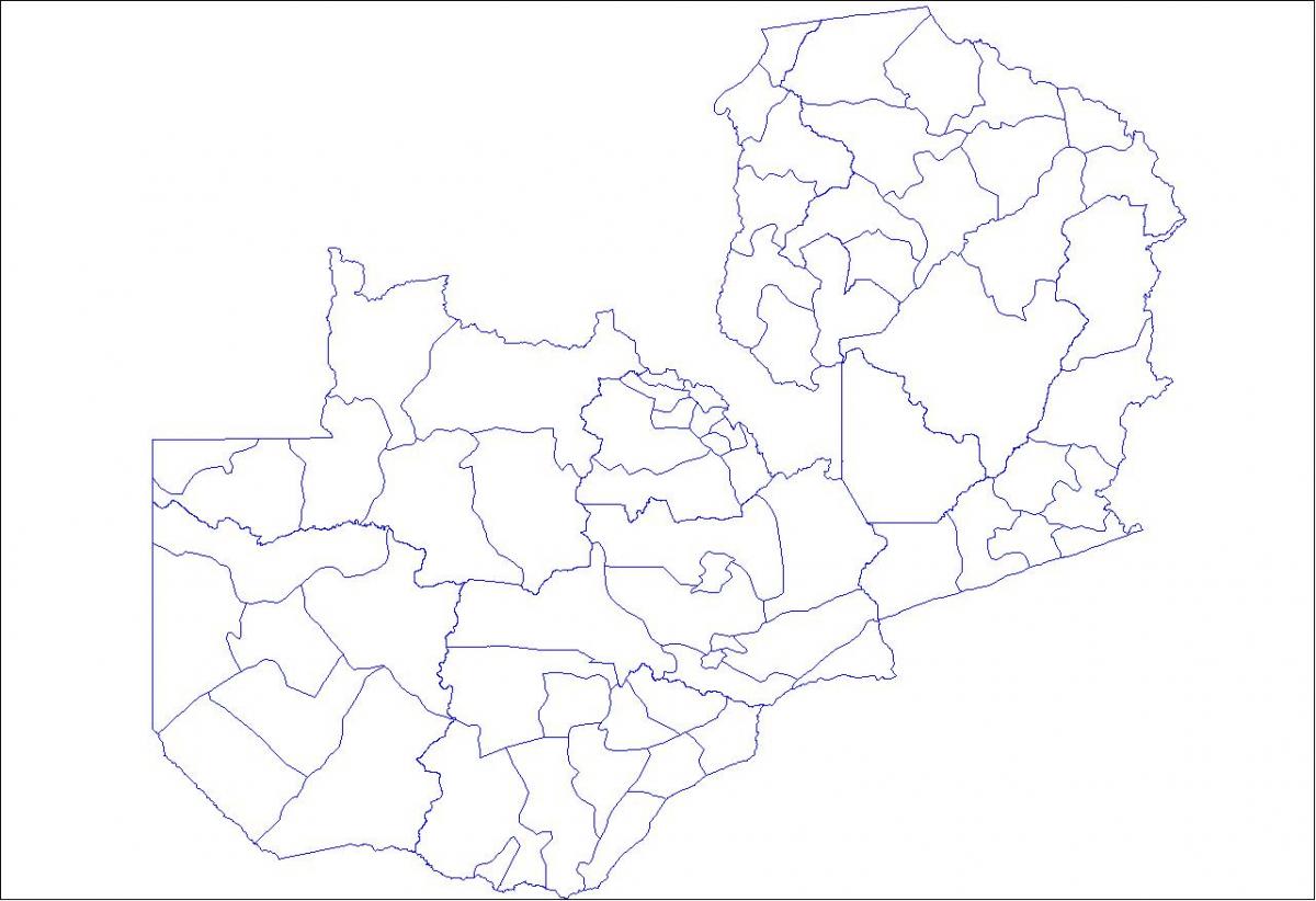 แผนที่ของแซมเบียเส้น